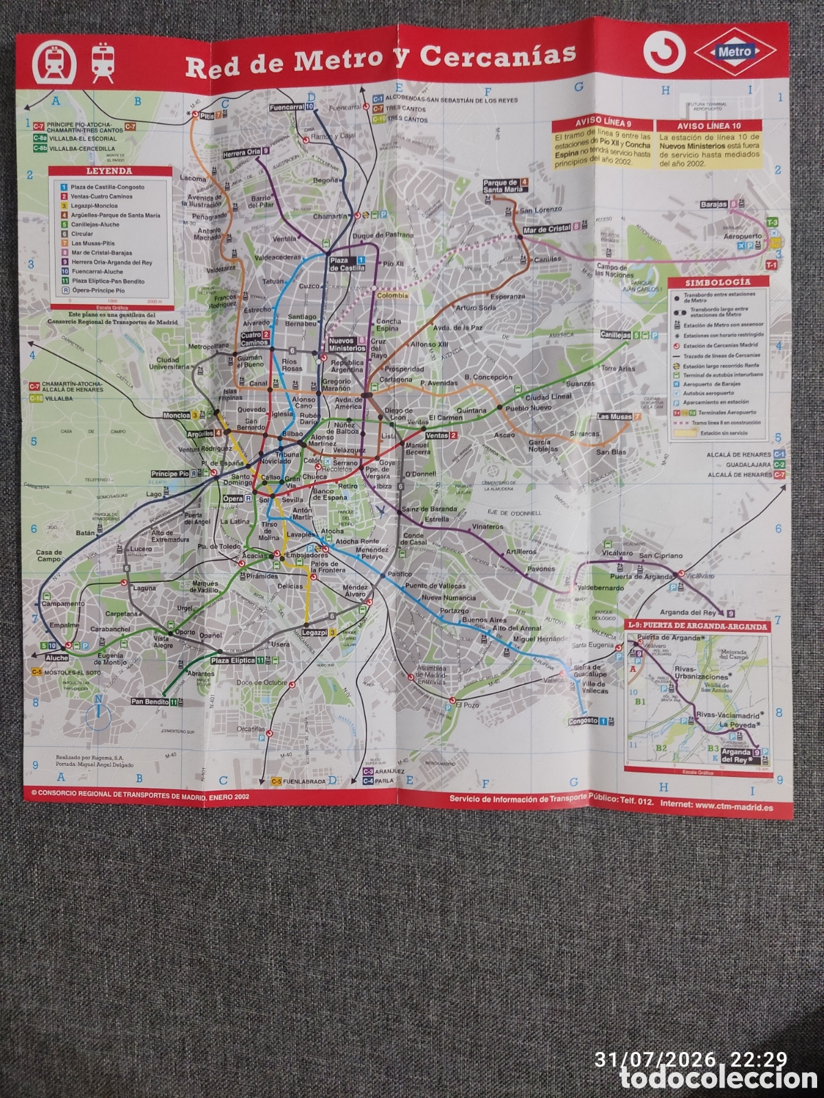 Mapas contempor&aacute;neos: Colecci&oacute;n planos de Metro Madrid - Foto 17