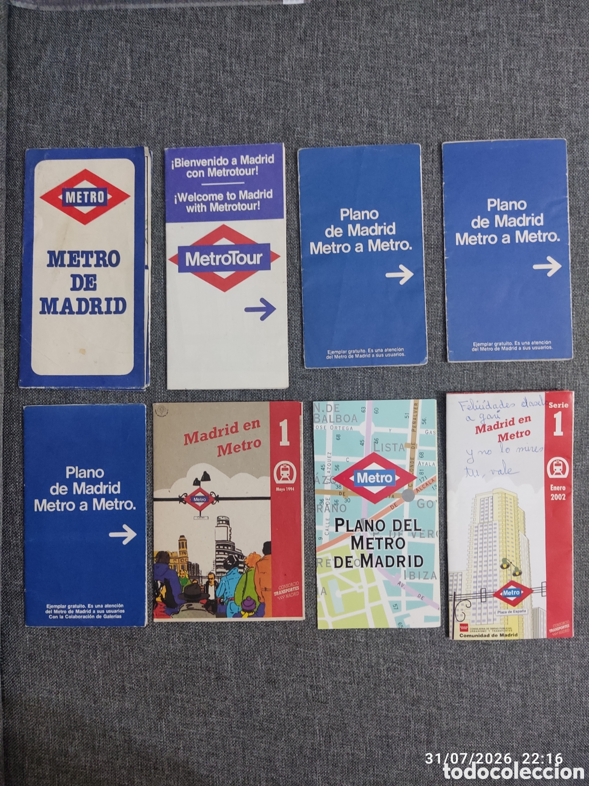 Mapas contempor&aacute;neos: Colecci&oacute;n planos de Metro Madrid - Foto 1