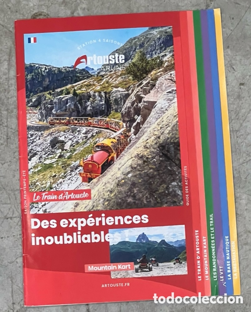 Mapas contempor&aacute;neos: Mapa. Le Train d&rsquo;Artouste. Laruns. Francia.