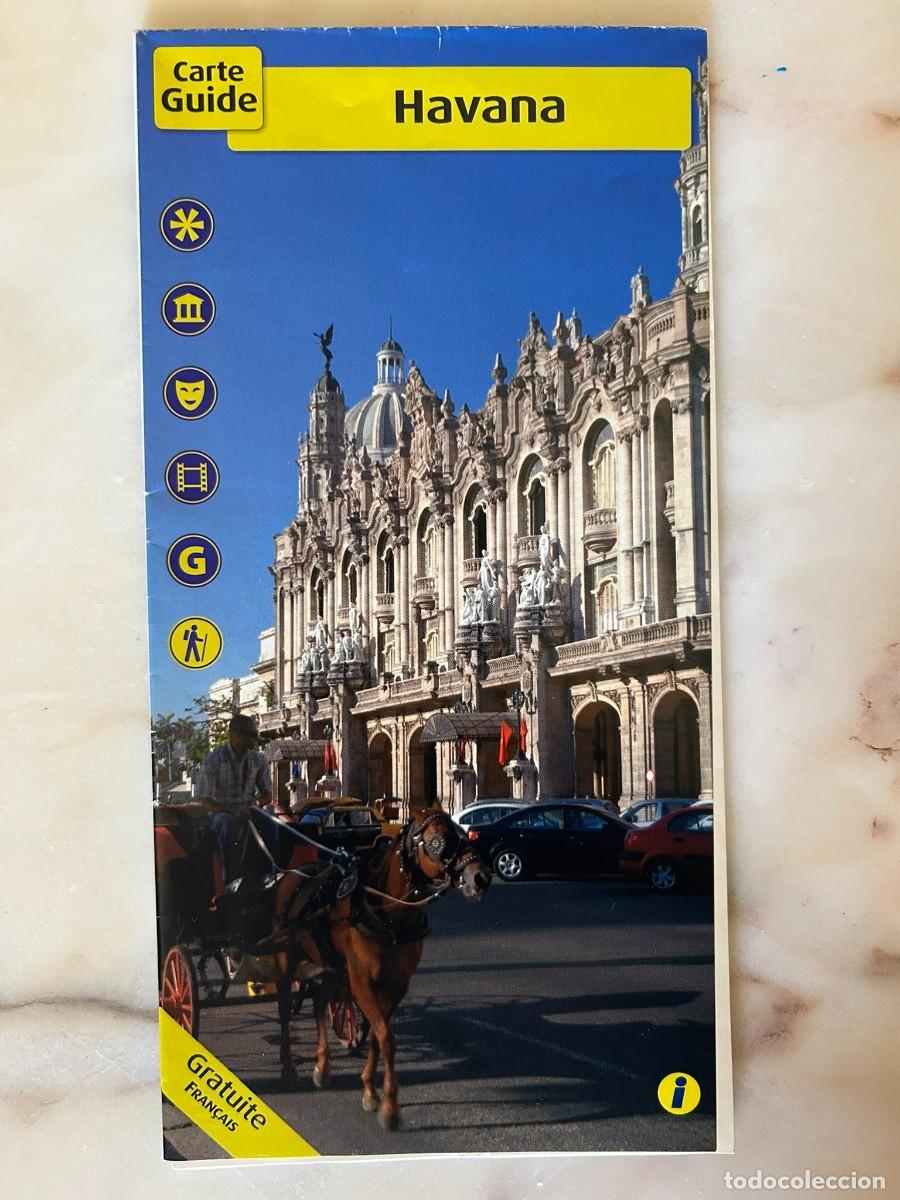 Mapas contempor&aacute;neos: CARTE GUIDE HAVANA CUBA FRAN&Ccedil;AIS - PLANO DE LA HABANA