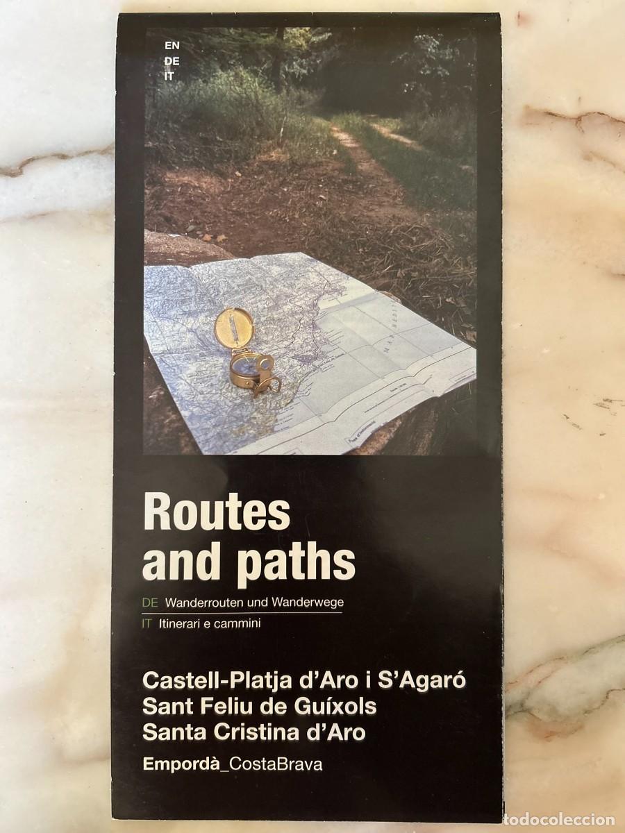 Mapas contempor&aacute;neos: EMPORD&Agrave; - COSTA BRAVA - ROUTES AND PATHS - EN - DE- IT - 2002