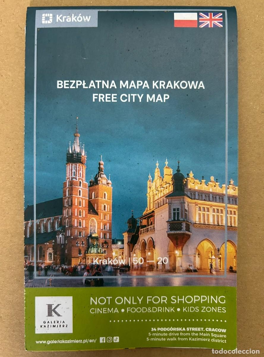 Mapas contempor&aacute;neos: KRAK&Oacute;W - MAPA KRAKOWA - CITY MAP - PL - ENG - POLAND 2024