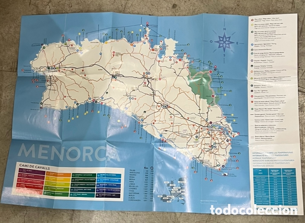 Mapas contempor&aacute;neos: Mapa. Menorca. Islas Baleares. 2020. - Foto 3