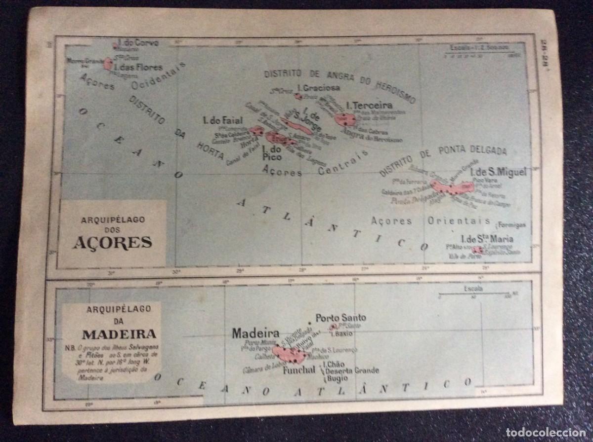 Mapas contempor&aacute;neos: Mapa do ano 1926. Frente e verso. Exemplar n. 2. Ver descri&ccedil;&atilde;o.