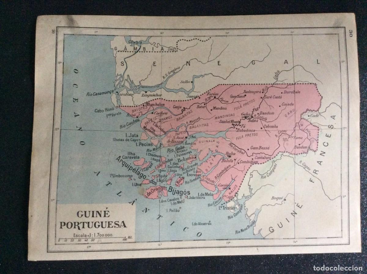 Mapas contempor&aacute;neos: Mapa do ano 1926. Frente e verso. Exemplar n. 3