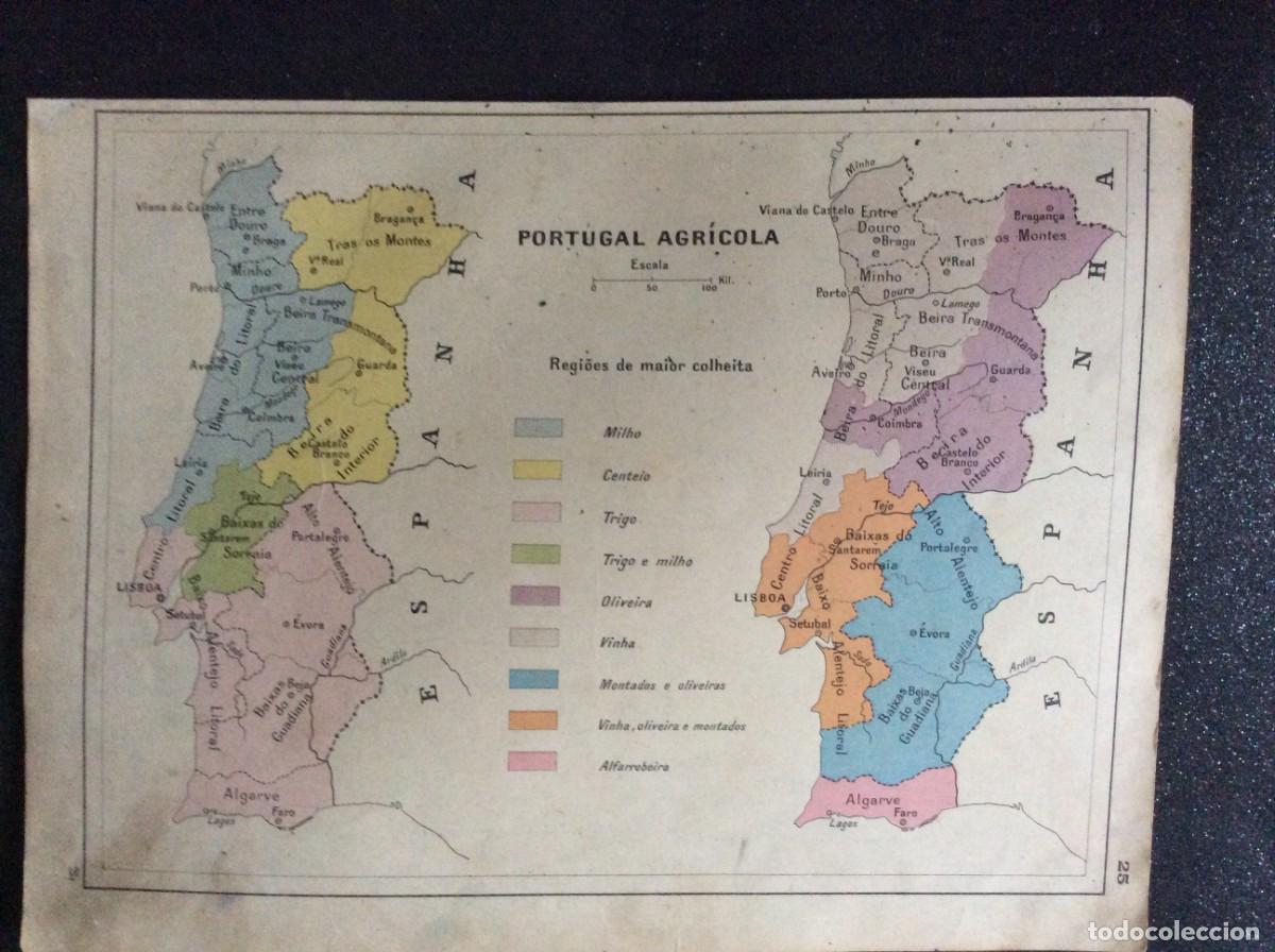 Mapas contempor&aacute;neos: Mapa do ano 1926. Frente e verso. Exemplar n. 4. Ver descri&ccedil;&atilde;o
