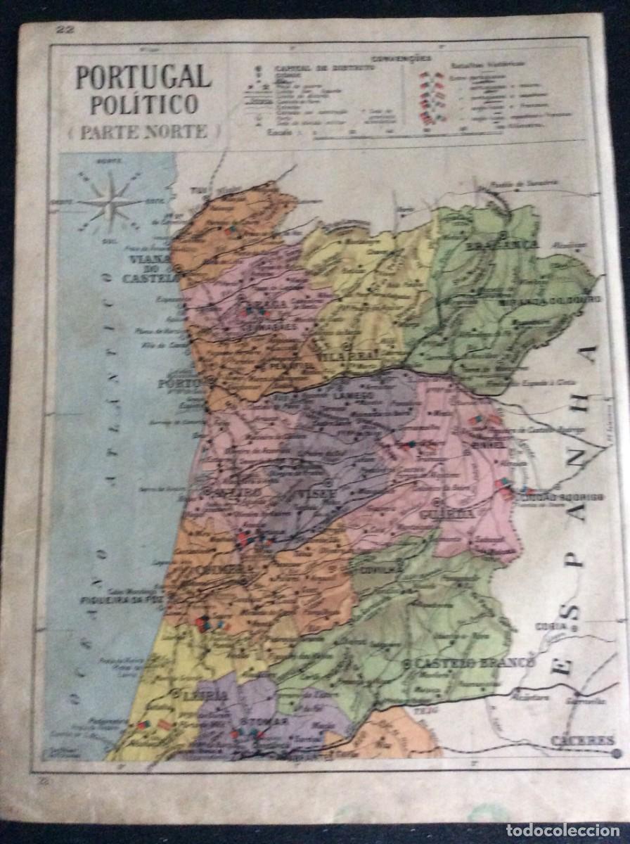 Mapas contempor&aacute;neos: Mapa do ano 1926. Frente e verso. Exemplar n&ordm; 11. Ver descri&ccedil;&atilde;o.