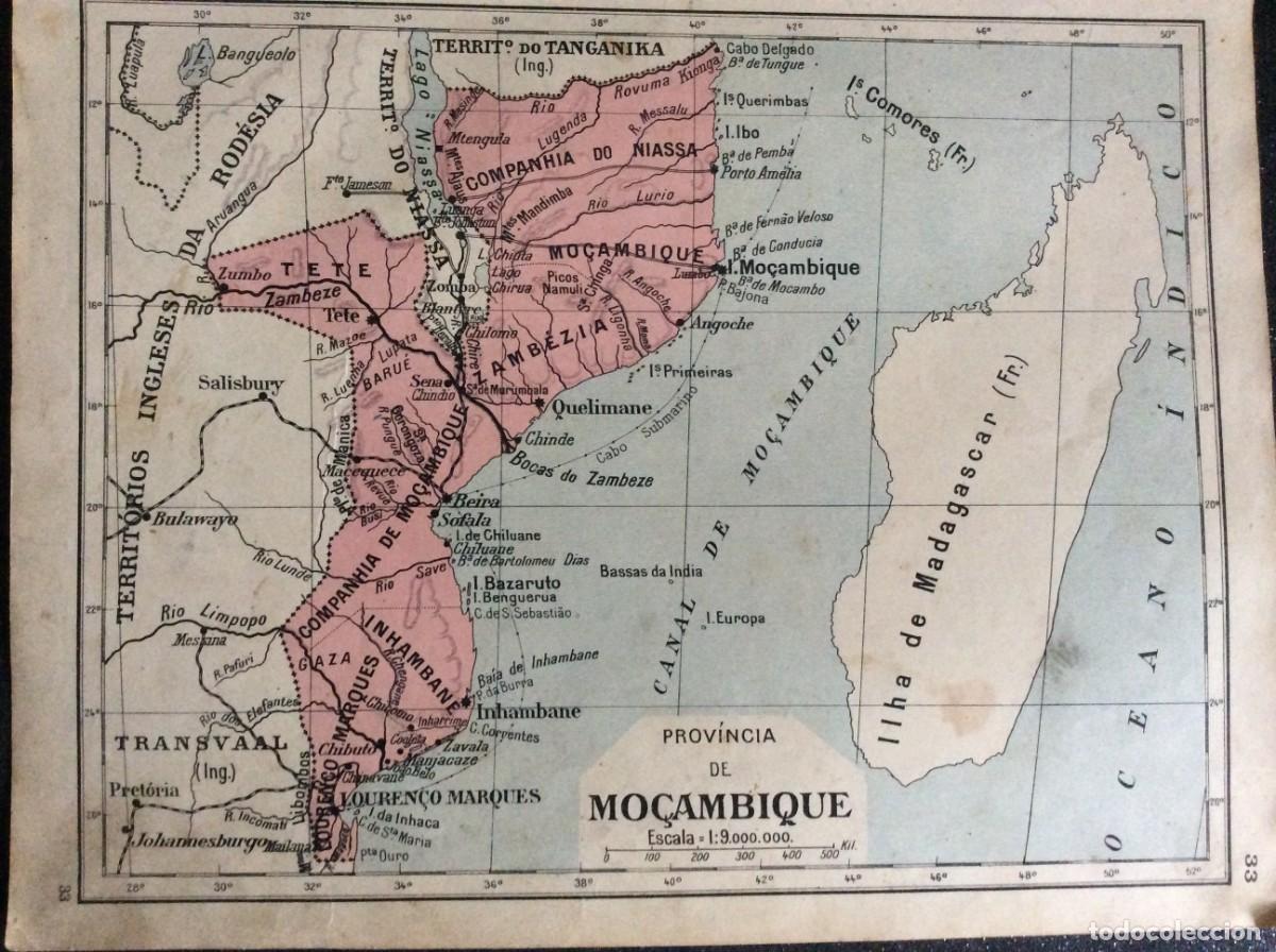 Mapas contempor&aacute;neos: Mapa do ano 1926. Frente e verso. Exemplar n&ordm; 13