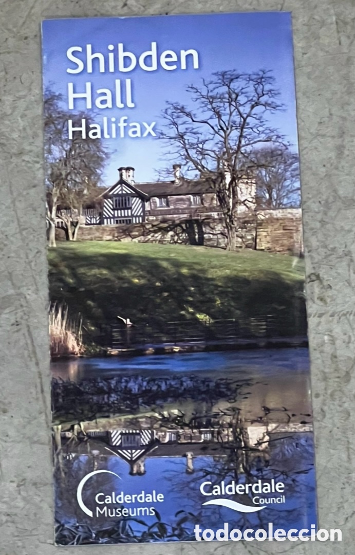 Mapas contempor&aacute;neos: Mapa. Shibden Hall. HALIFAX. Cardeldale Council. UK.