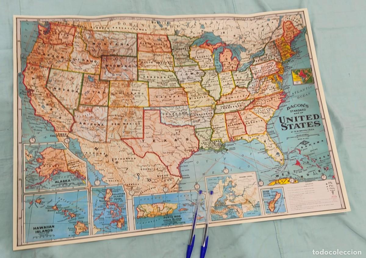 Mapas contempor&aacute;neos: Mapa Estados Unidos ,United States,reproducci&oacute;n de 2011