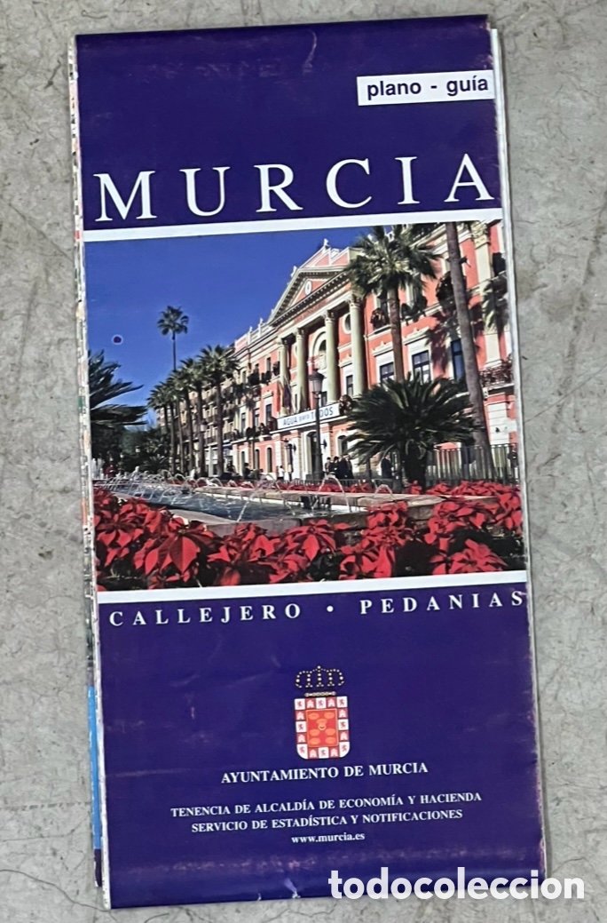 Mapas contempor&aacute;neos: Mapa. Plano Guia Murcia. Plano callejero. Mapa de Pedan&iacute;as. 2008.
