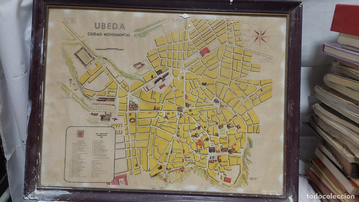 Mapas contempor&aacute;neos: Antiguo plano Ubeda ciudad Monumental 1964