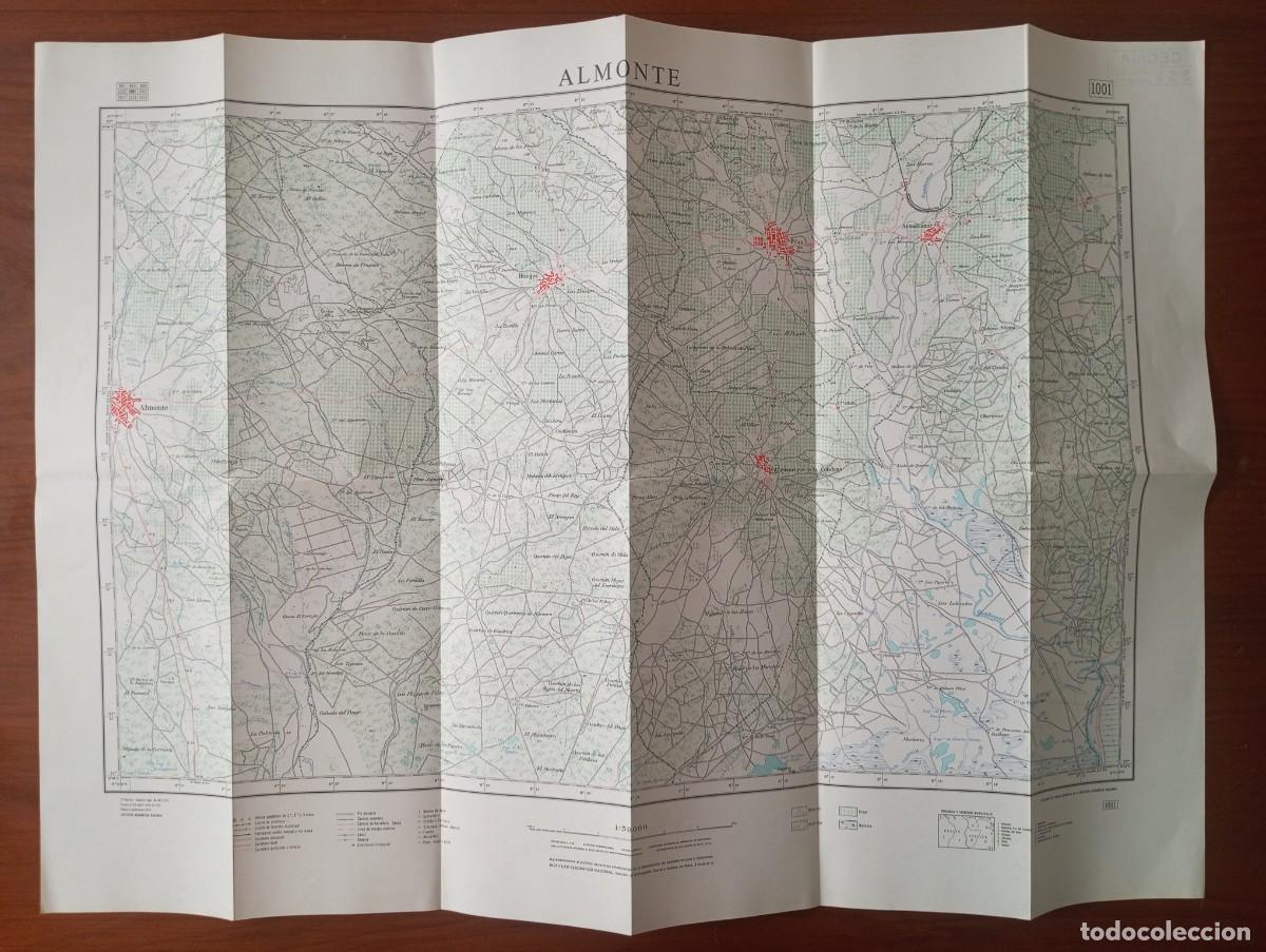 Mapas contempor&aacute;neos: ALMONTE HUELVA MAPA TOPOGRAFICO 69X50 U69