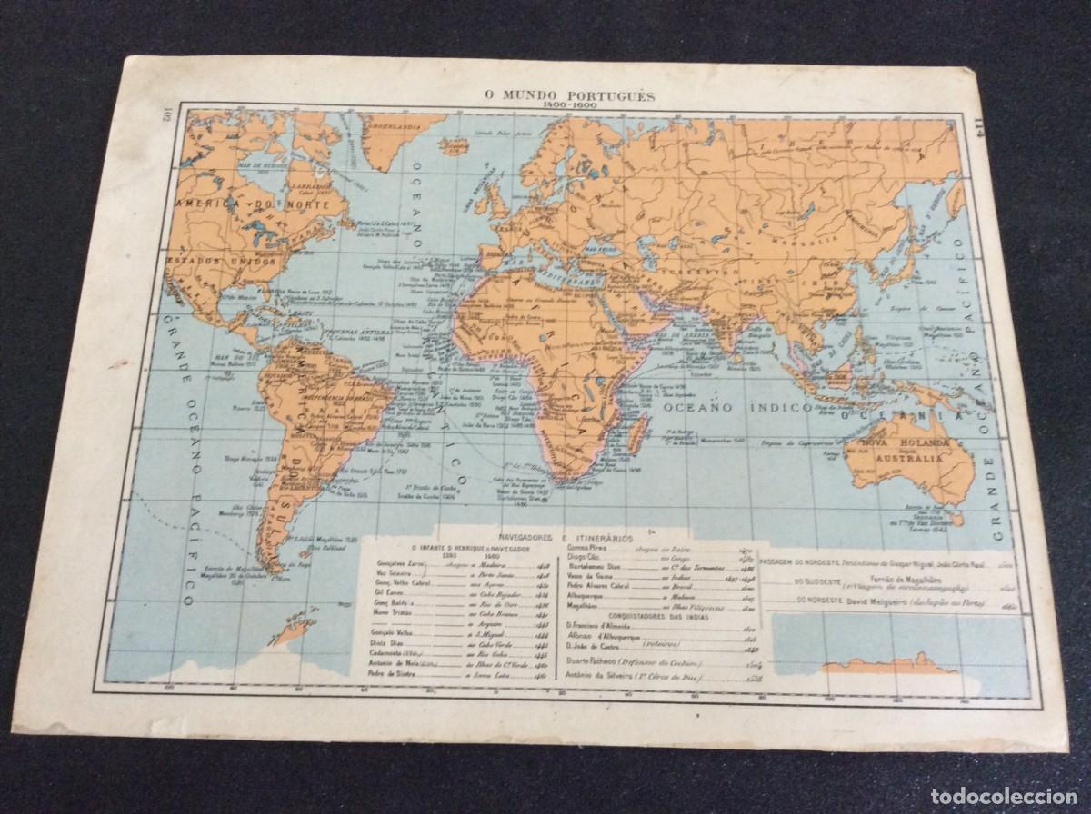 Mapas contempor&aacute;neos: Mapa do ano 1926. Frente e verso. Exemplar n&ordm; 22. Ver descri&ccedil;&atilde;o. Muito Escasso
