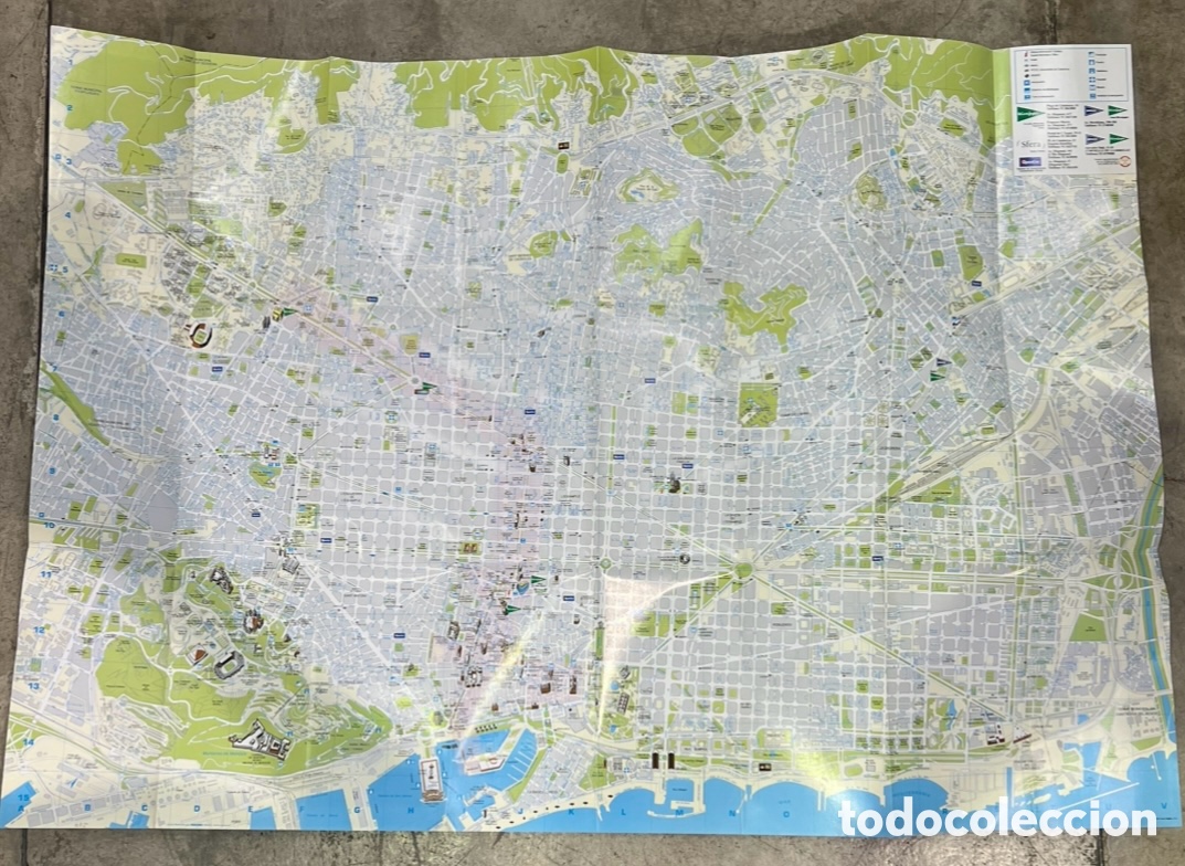 Mapas contempor&aacute;neos: Mapa. Plano de Barcelona. El Corte Ingl&eacute;s. 2004. - Foto 3