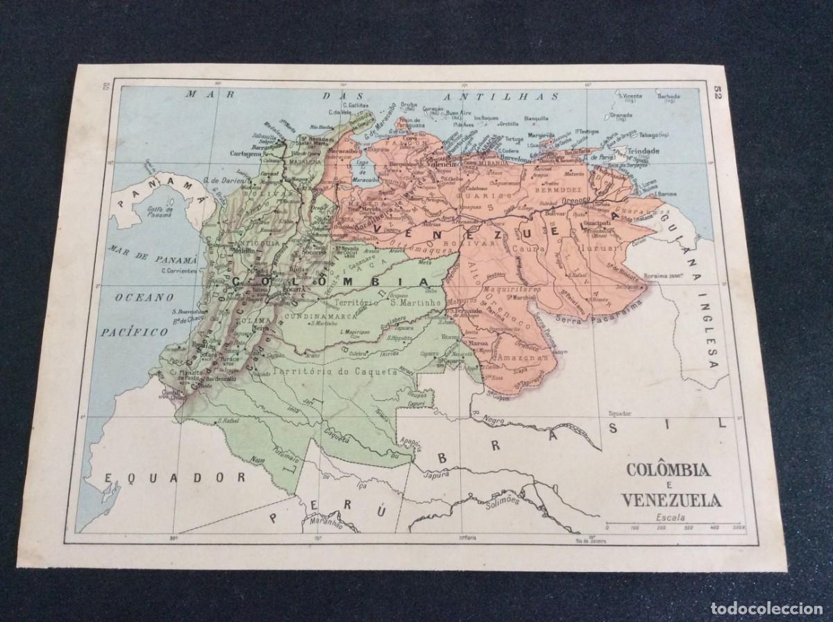 Mapas contempor&aacute;neos: Mapas do ano 1926. Frente e verso. Exemplar n&ordm; 26. Ver descri&ccedil;&atilde;o.