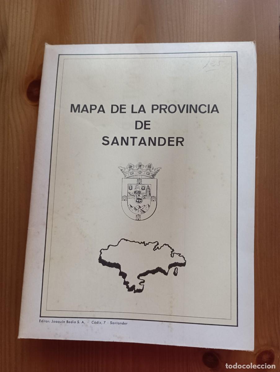 Mapas contempor&aacute;neos: MAPA DE LA PROVINXCIA DE SANTANDER 1980