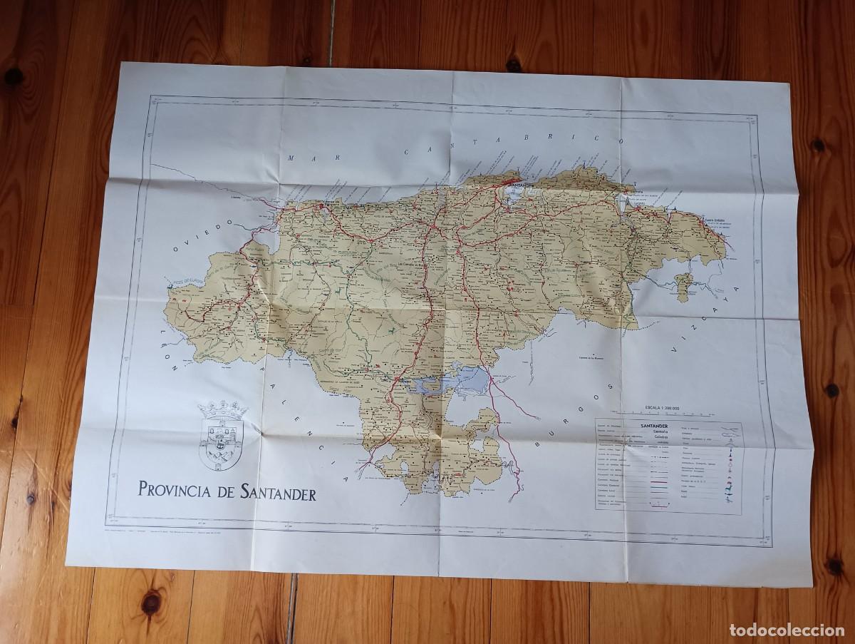 Mapas contempor&aacute;neos: MAPA DE LA PROVINCIA DE SANTANDER 1980 - Foto 3