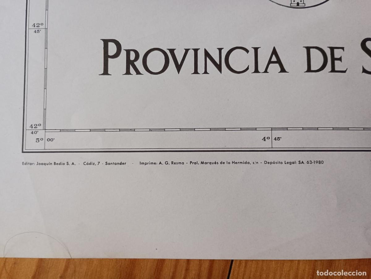 Mapas contempor&aacute;neos: MAPA DE LA PROVINCIA DE SANTANDER 1980 - Foto 5