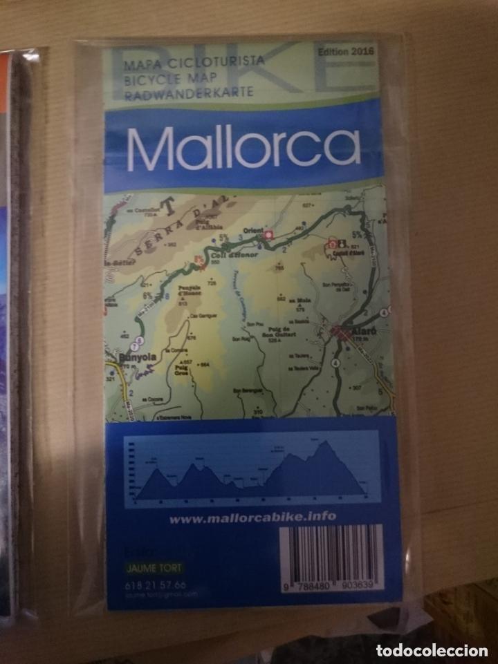 Mapas contempor&aacute;neos: MAPA CICLOTURISTA - BICYCLE MAP - RADWANDERKARTE - MALLORCA -EN ESPA&Ntilde;OL ALEMAN E INGLES