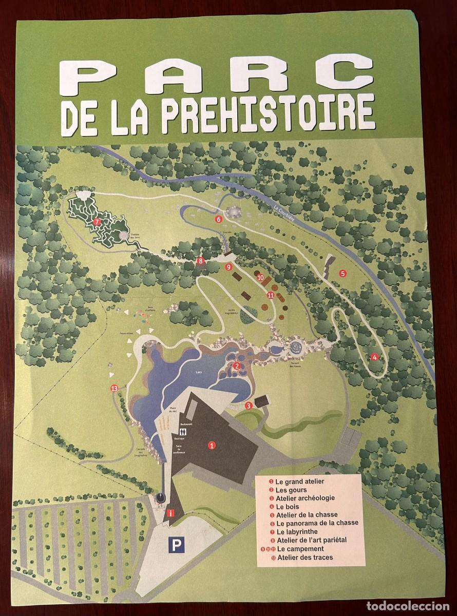 Mapas contempor&aacute;neos: PLAN PARC DE LA PREHISTOIRE TARASCON ARI&Egrave;GE FRANCE