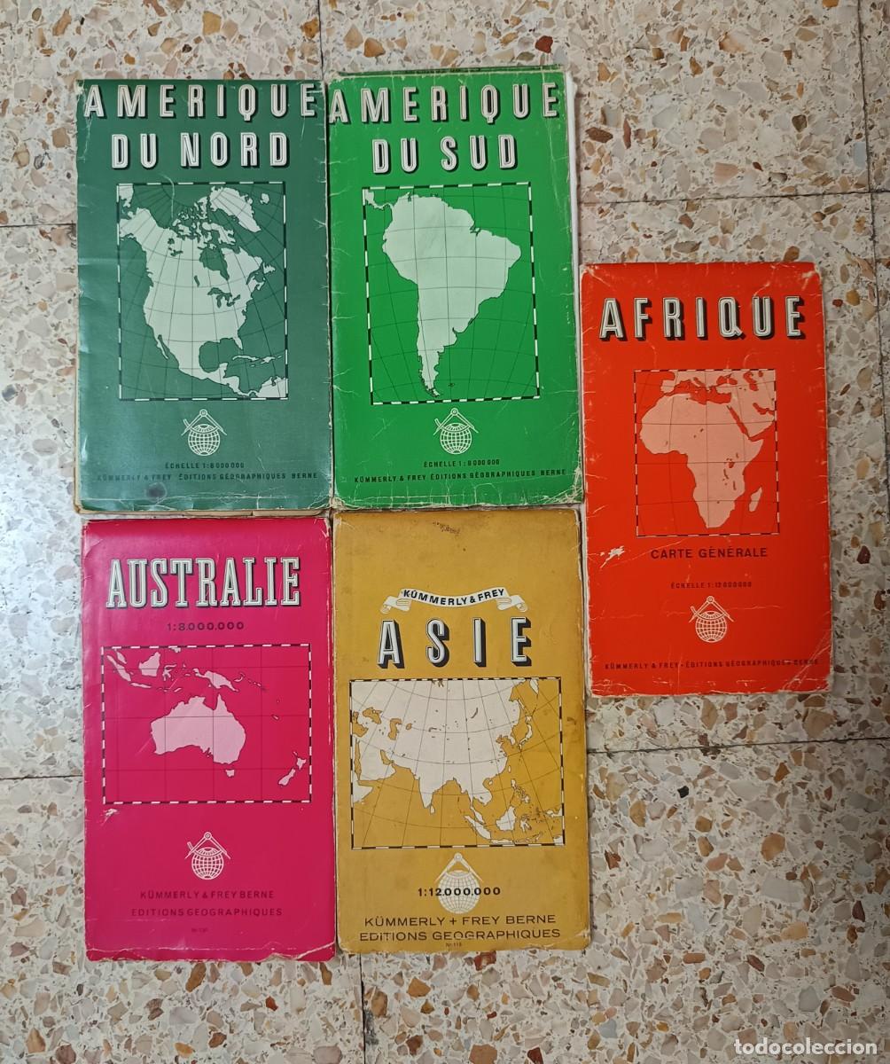 Mapas contempor&aacute;neos: Cinco Mapas del mundo