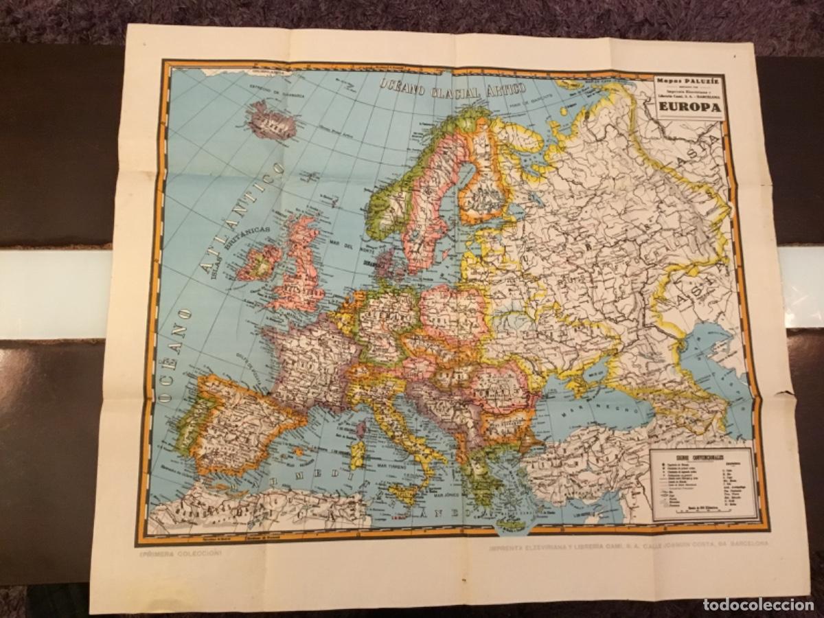 Mapas contempor&aacute;neos: Antiguo mapa Europa Paluzie ( Primera coleccion)