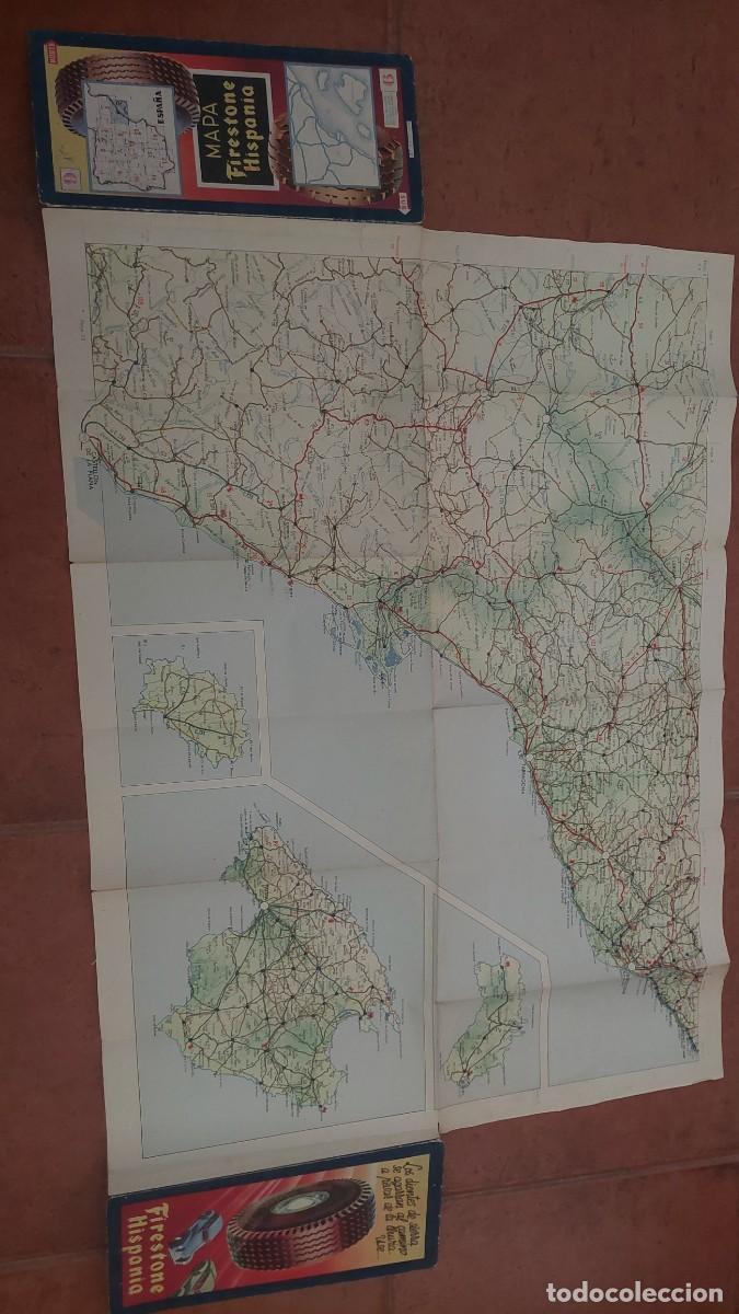 Mapas contempor&aacute;neos: Mapa carreteras Firestone Castell&oacute;n, Tarragona, Barcelona