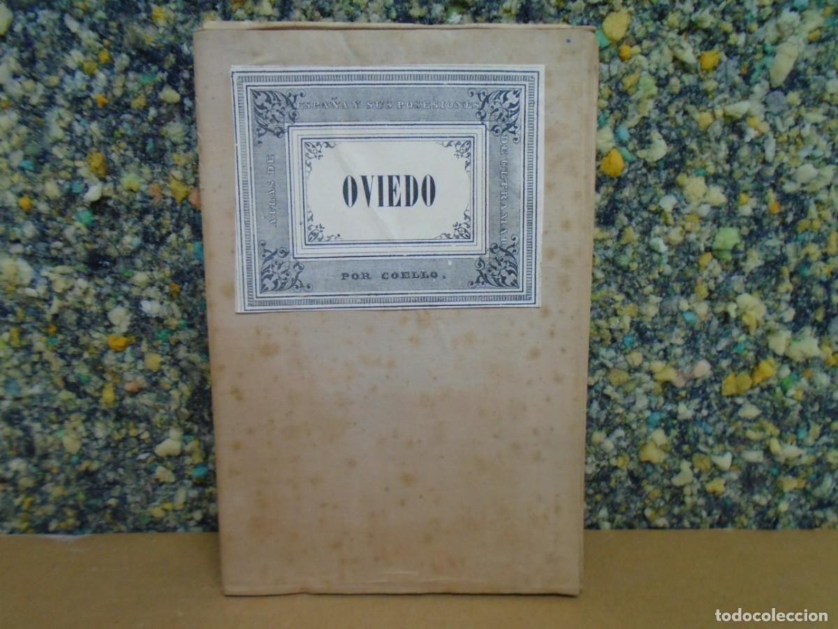Mapas contempor&aacute;neos: OVIEDO &Oacute; PRINCIPADO DE ASTURIAS/D.FCO.COELLO/MADRID 1870/MAGNIFICO MAPA ENTELADO.