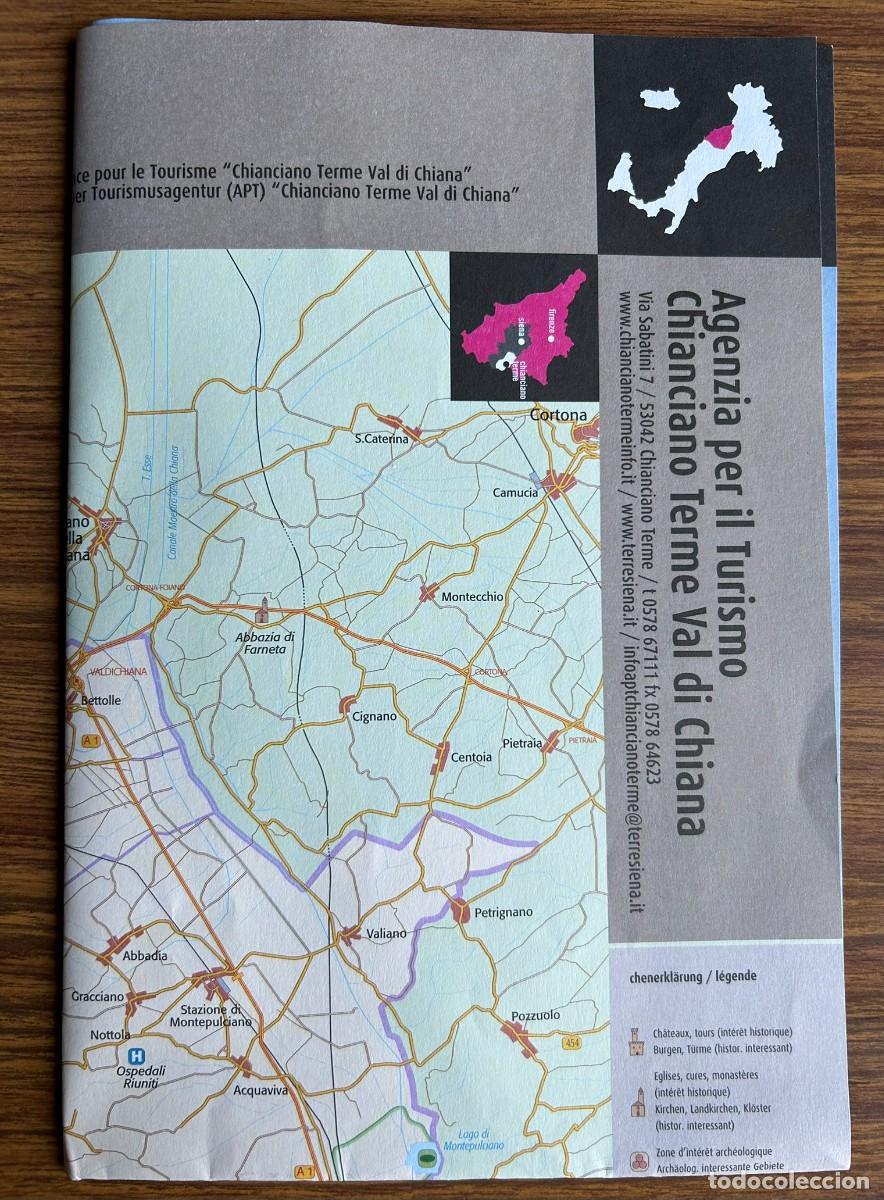Mapas contempor&aacute;neos: VAL DI CHIANI - MAP - CARTE ROUTIERE - ITALIA