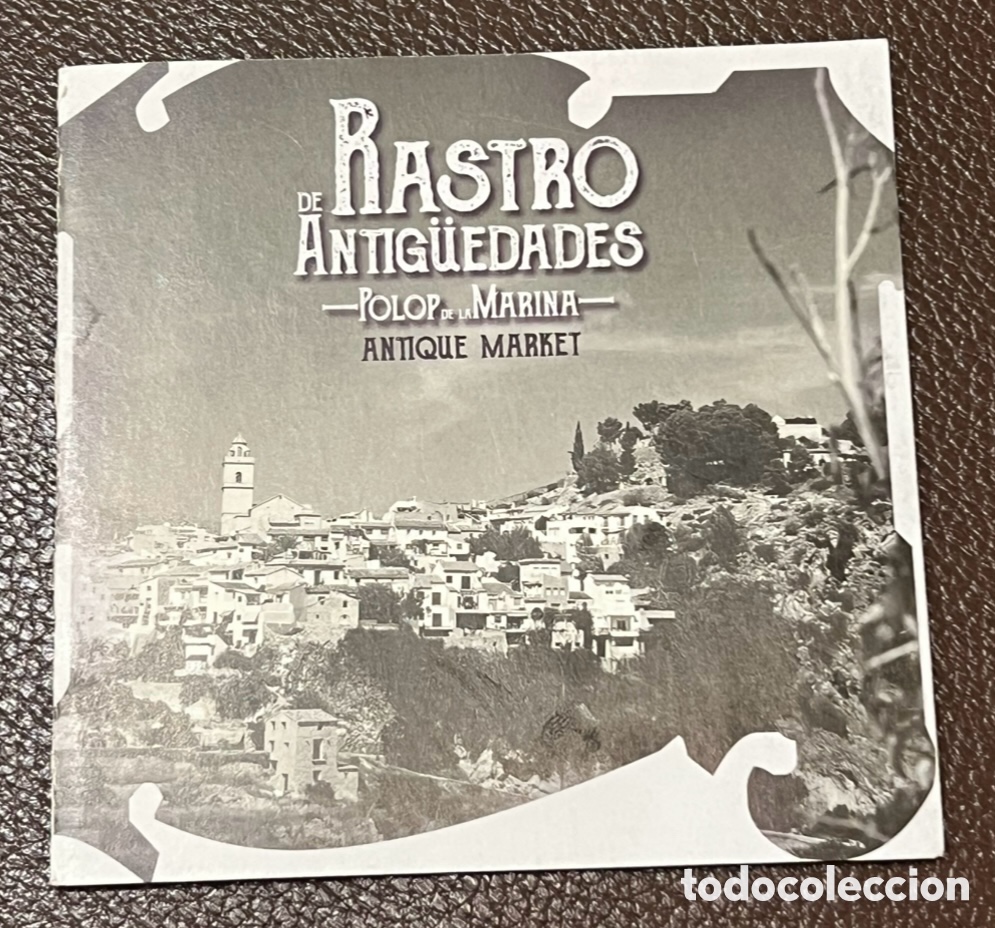 Mapas contempor&aacute;neos: Mapa. Polop de la Marina. Rastro de Antig&uuml;edades. Alicante.