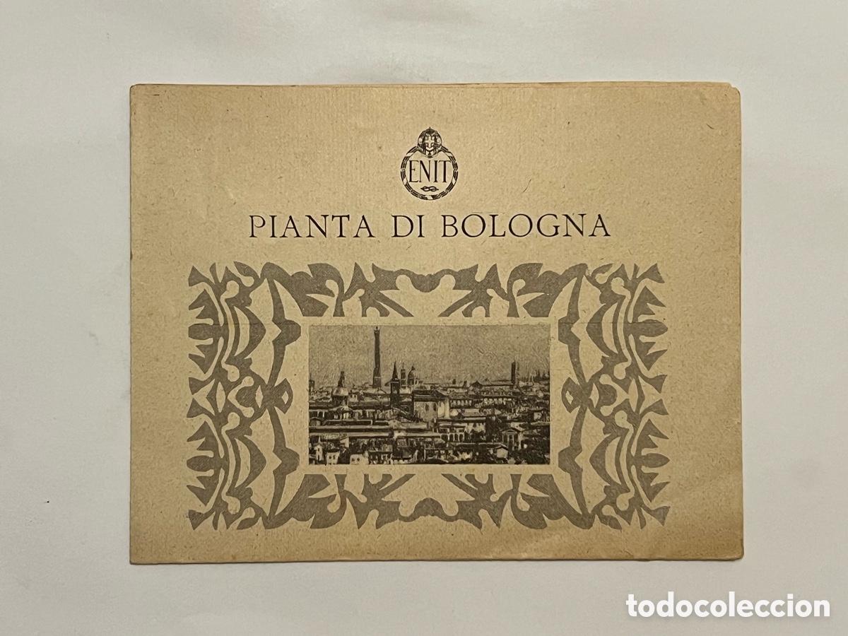 Mapas contempor&aacute;neos: BOLONIA (Italia) Pianta di Bologna ENIT - Agenzia nazionale italiana del turismo.., cm 39 x 25