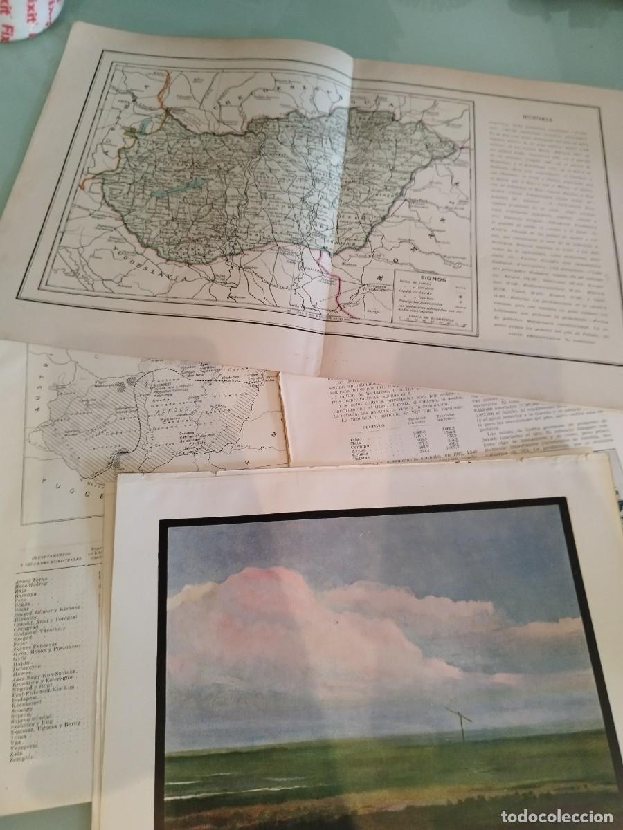 Mapas contempor&aacute;neos: mapa hist&oacute;rico del oeste de Ruman&iacute;a y el este de Hungr&iacute;a. De enciclopedia antigua a identificar.