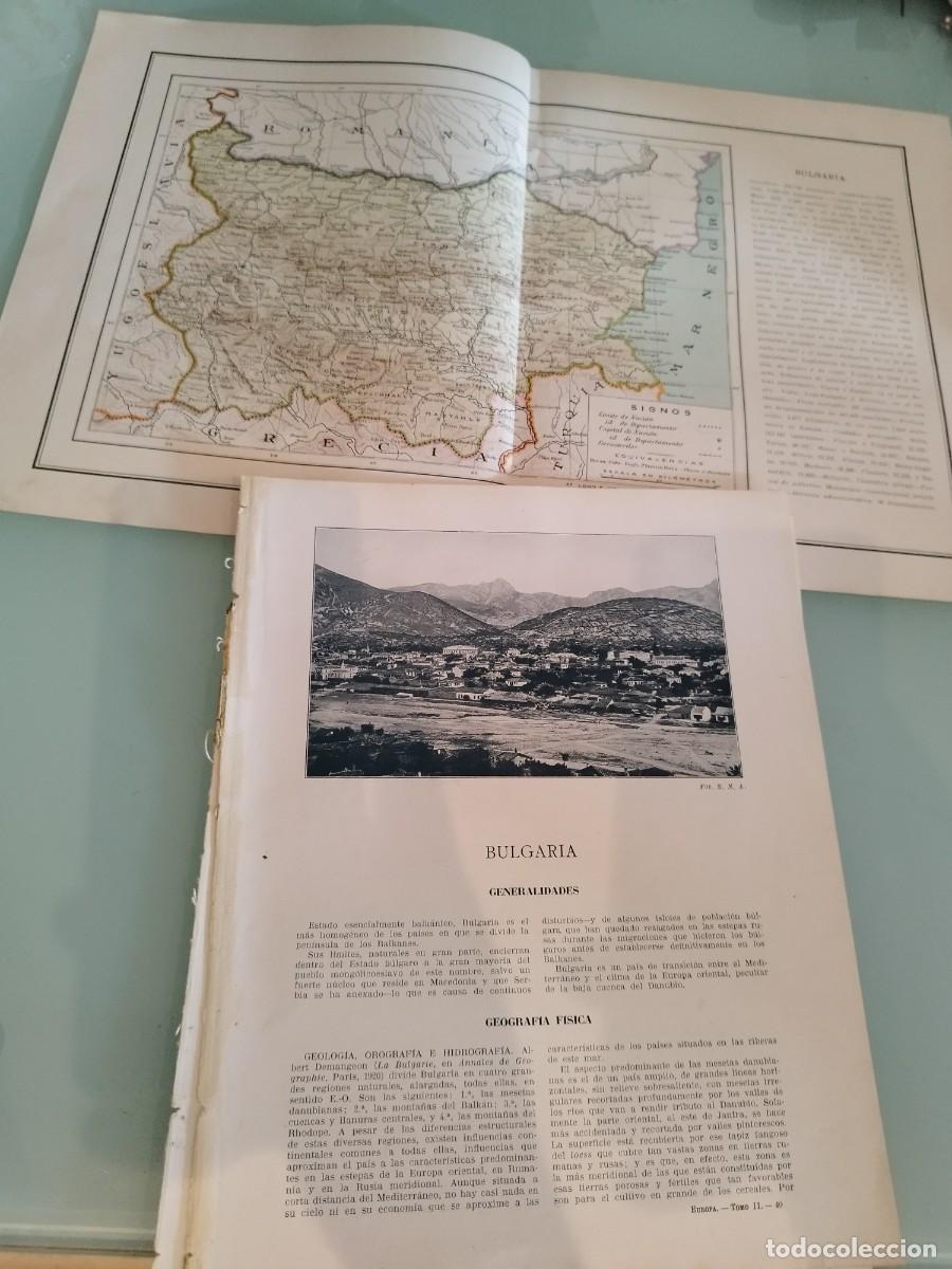 Mapas contempor&aacute;neos: Mapa topogr&aacute;fico y pol&iacute;tico de la regi&oacute;n de los Balcanes De enciclopedia antigua a identificar.