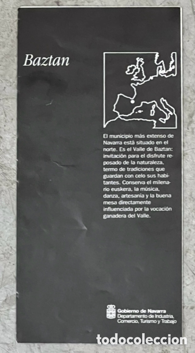 Mapas contempor&aacute;neos: Mapa. Bazt&aacute;n. Navarra. - Foto 2