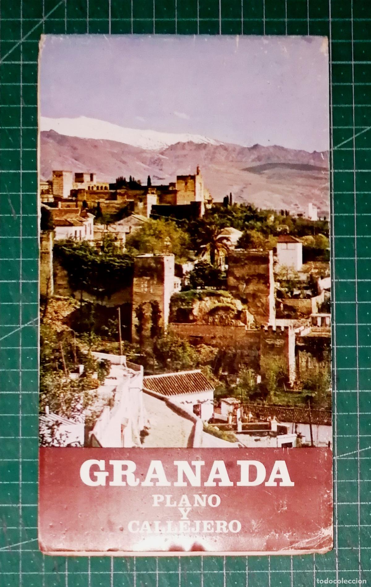 Mapas contempor&aacute;neos: MAPA. GRANADA : PLANO Y CALLEJERO. - Ediciones Albayzin, 1972 (ANEL)