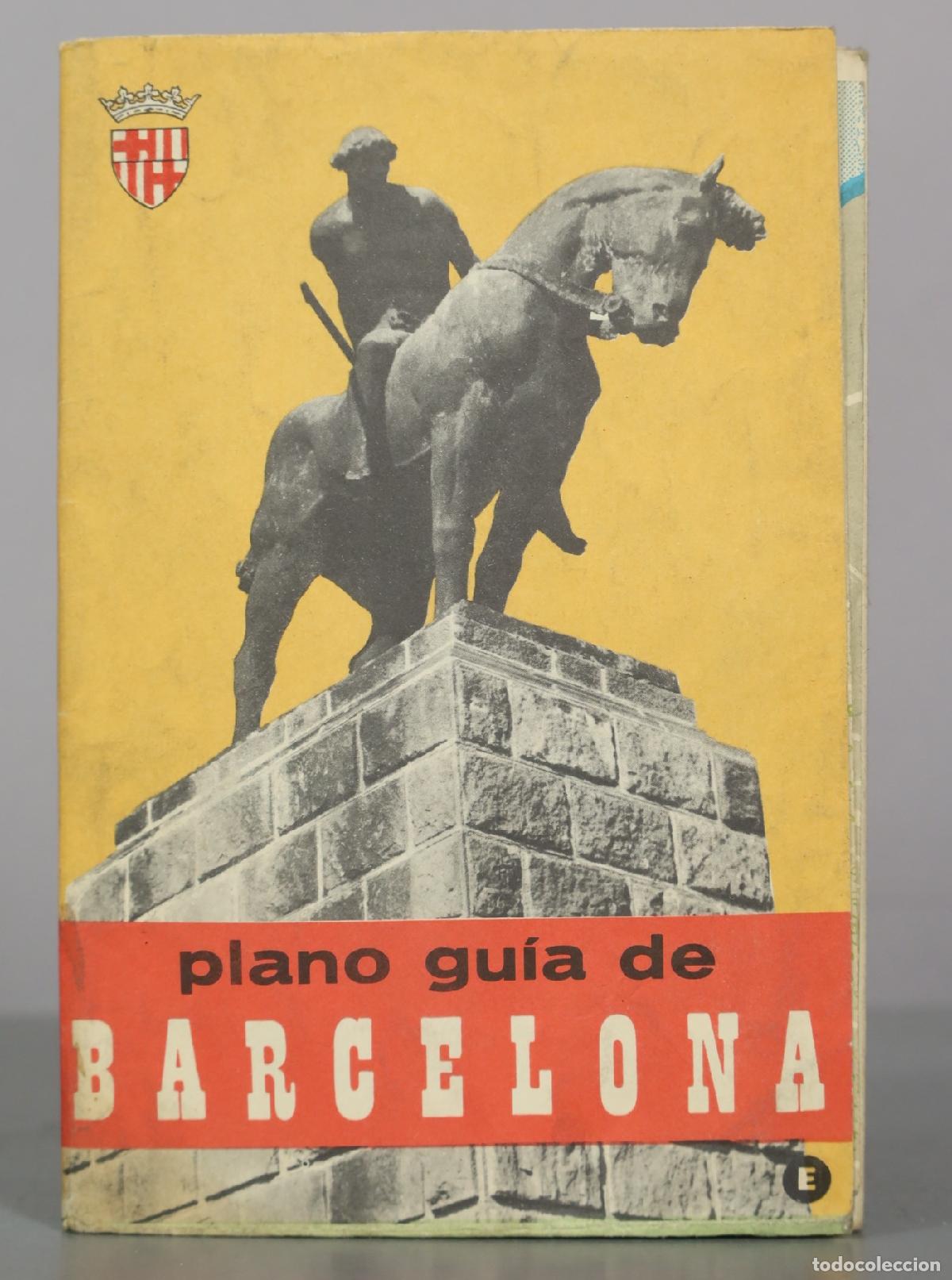 Mapas contempor&aacute;neos: PLANO GUIA DE BARCELONA.