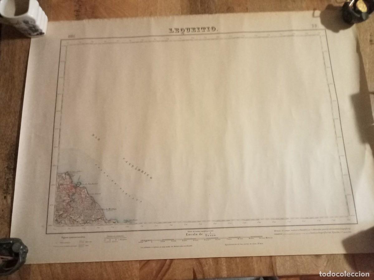 Mapas contempor&aacute;neos: Mapa (1950) LEQUEITIO (Lekeitio) Instituto Geogr&aacute;fico y Catastral -