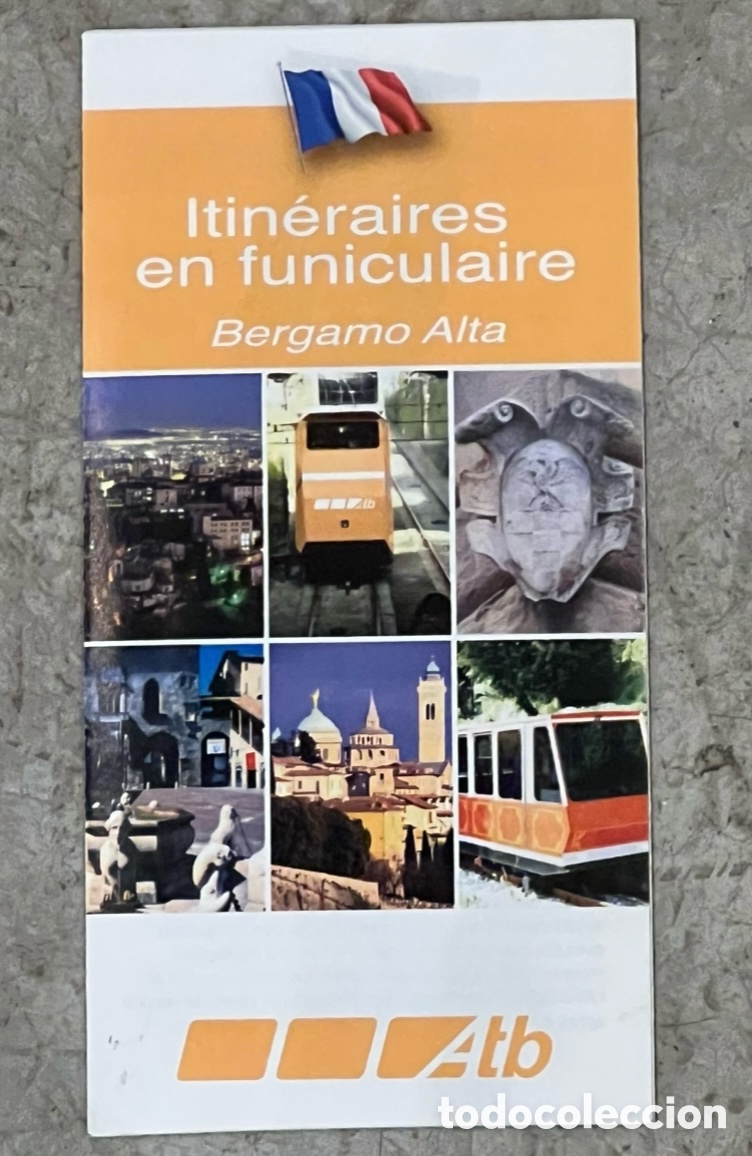 Mapas contempor&aacute;neos: Mapa. B&eacute;rgamo Alta. Italia.