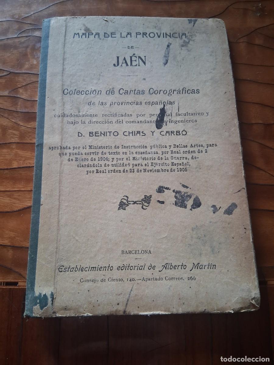 Mapas contempor&aacute;neos: Mapa del a&ntilde;o 1905 Ja&eacute;n Benito Chias y Carbo Alberto Mart&iacute;n Ministerio Bellas Artes Guerra ej&eacute;rcito