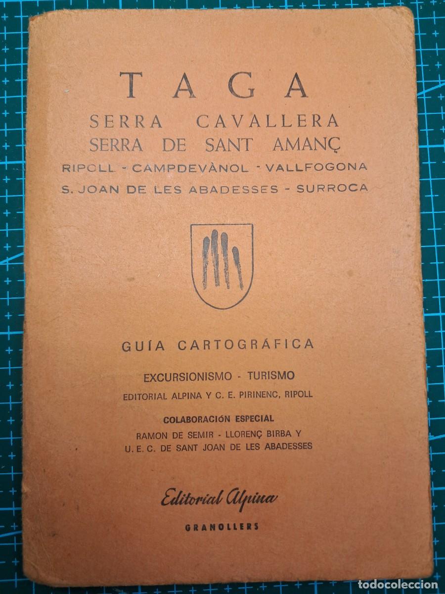 Mapas contempor&aacute;neos: Taga - Serra Cavallera - Serra de Can Aman&ccedil; - Ripoll (Alpina, 1973)