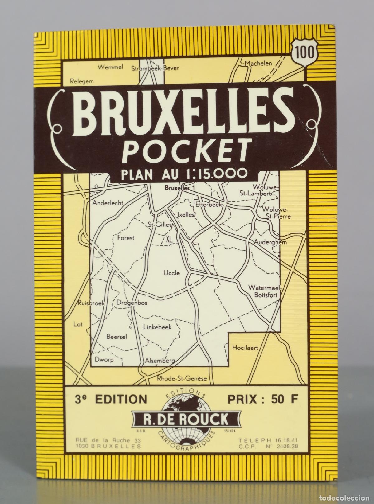 Mapas contempor&aacute;neos: Bruxelles Pocket - R. De Rouck