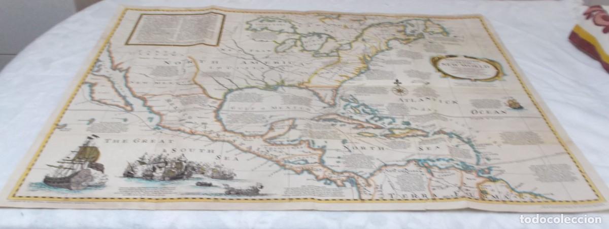 Mapas contempor&aacute;neos: mapa america del norte dos caras 56 cmx 79 cm