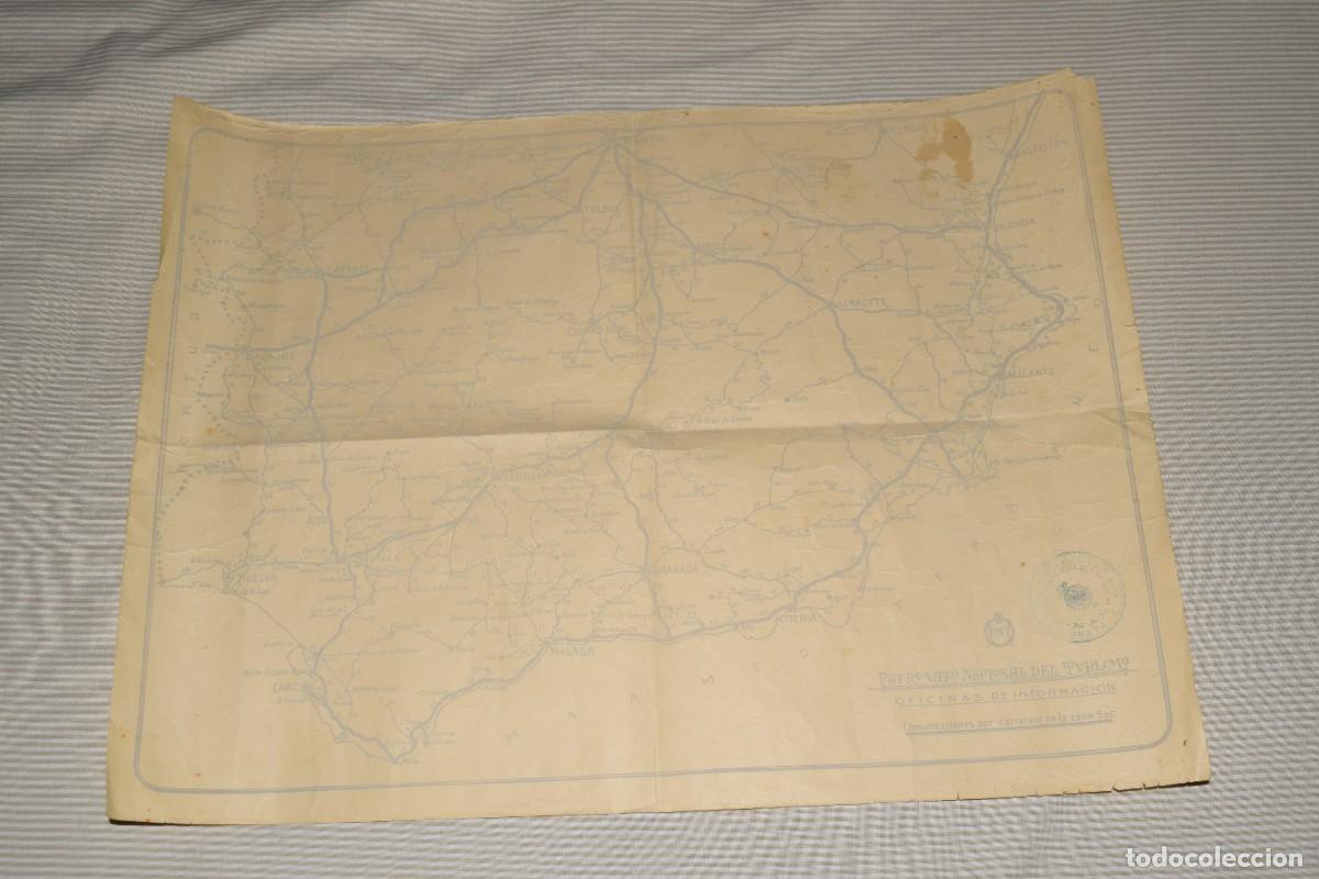 Mapas contempor&aacute;neos: Mapa/Plano Comunicaciones por carretera de la ZONA SUR - Patronato Nacional del Turismo, A&ntilde;os 30/40