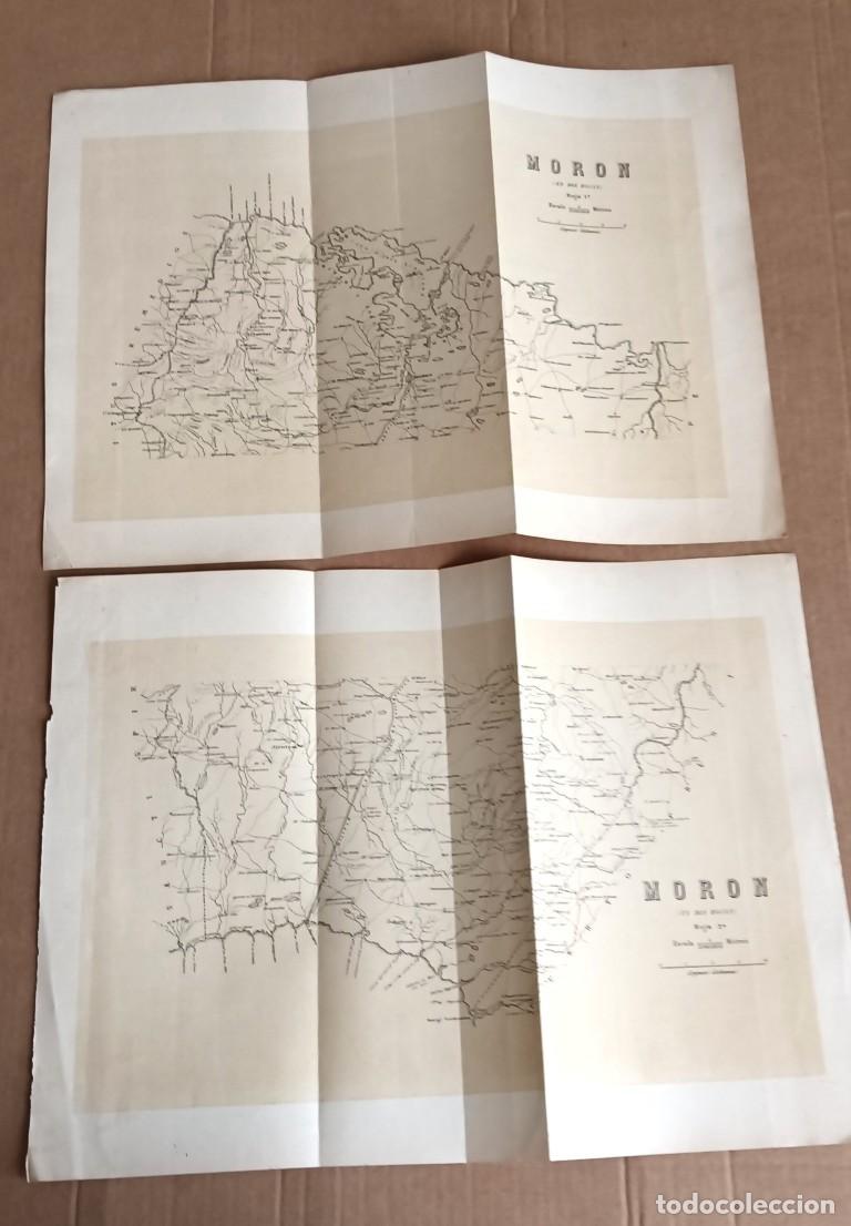 Mapas contempor&aacute;neos: Mapa MORON Cuba +/- 1843 - En dos hojas