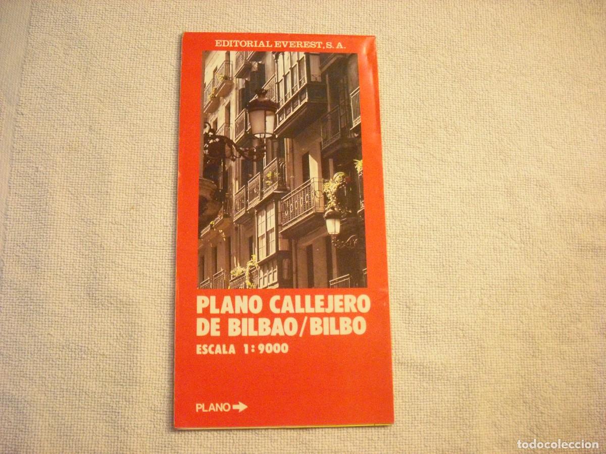 Mapas contempor&aacute;neos: PLANO CALLEJERO DE BILBAO Y VIZCAYA . ED. EVEREST