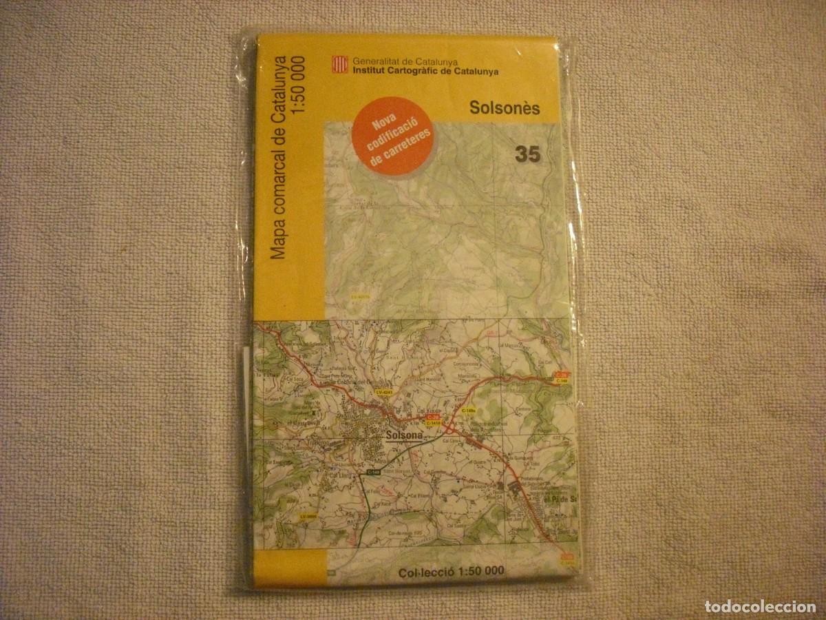 Mapas contempor&aacute;neos: MAPA COMARCAL CATALUNYA . INSTITUT GEOGRAFIC N. 35 SOLSONES