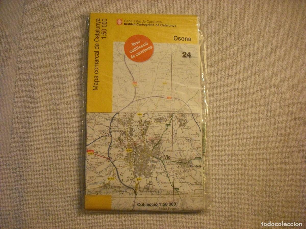 Mapas contempor&aacute;neos: MAPA COMARCAL CATALUNYA . INSTITUT GEOGRAFIC N. 24 OSONA