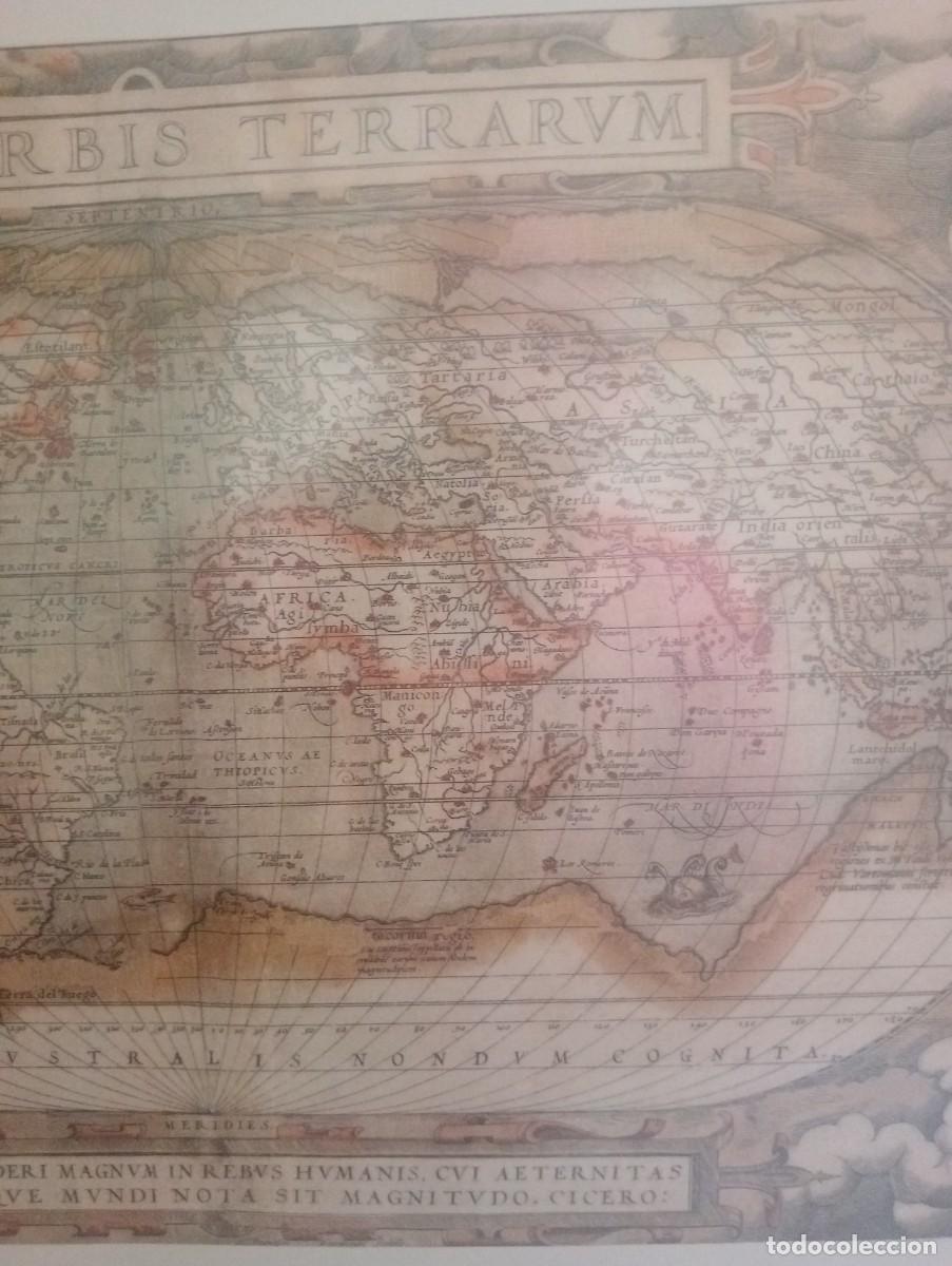 Mapas contempor&aacute;neos: Mapa del orbe terrestre THEATRUM ORBIS TERRARUM - Foto 2