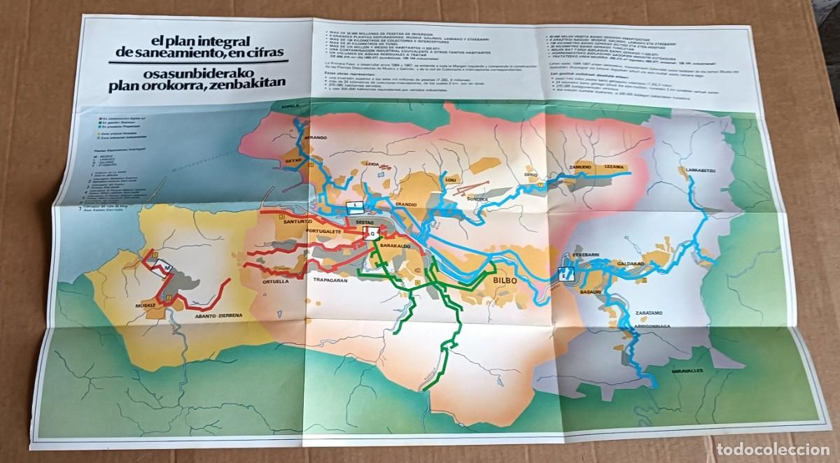 Mapas contempor&aacute;neos: Plano &ndash; follero el plan integral de saneamiento del bajo Nervi&oacute;n Ibaizabal +/- 1970